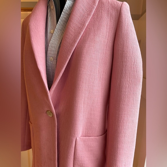 Zara Pink Blazer Coat Size XS - Picture 4 of 9